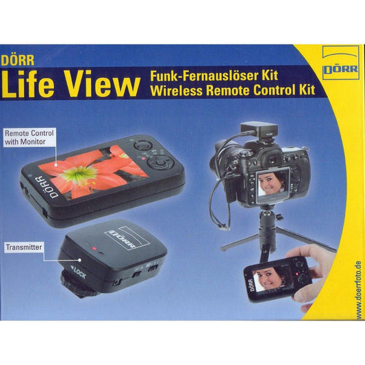 Dorr Wireless Live View and Remote Control Kit | For Canon EOS | 15 (m) Range | 3" LCD