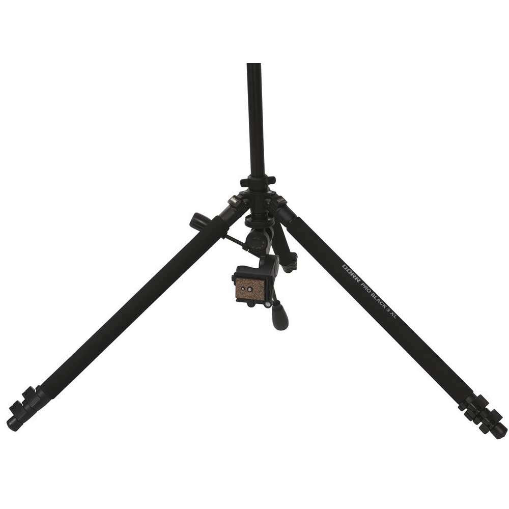 Dorr Pro Black 3XL Tripod | Pan & Tilt Ball Head Included | Quick Release | 3 Sections