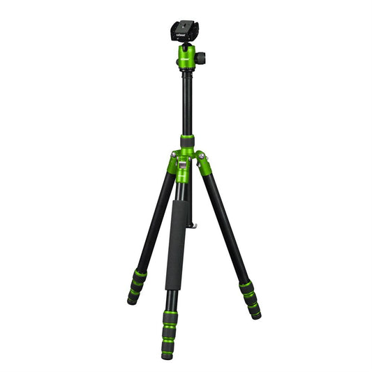 Dorr HQ1635 4 Section Black/Green Aluminium Tripod with Ball Head