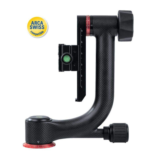 Dorr GL-24C Carbon Gimbal Head | Lightweight Carbon | 8KG Max. Load | 360° Panning