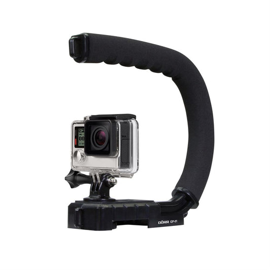 Dorr Camera Video Grip Stabilizing Handle also with GoPro Attachment