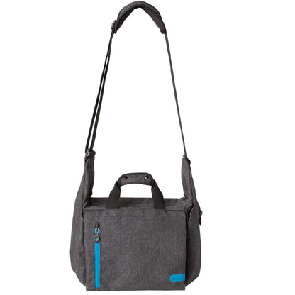 Dorr City Pro Messenger Photo Bag - Medium Grey/Blue