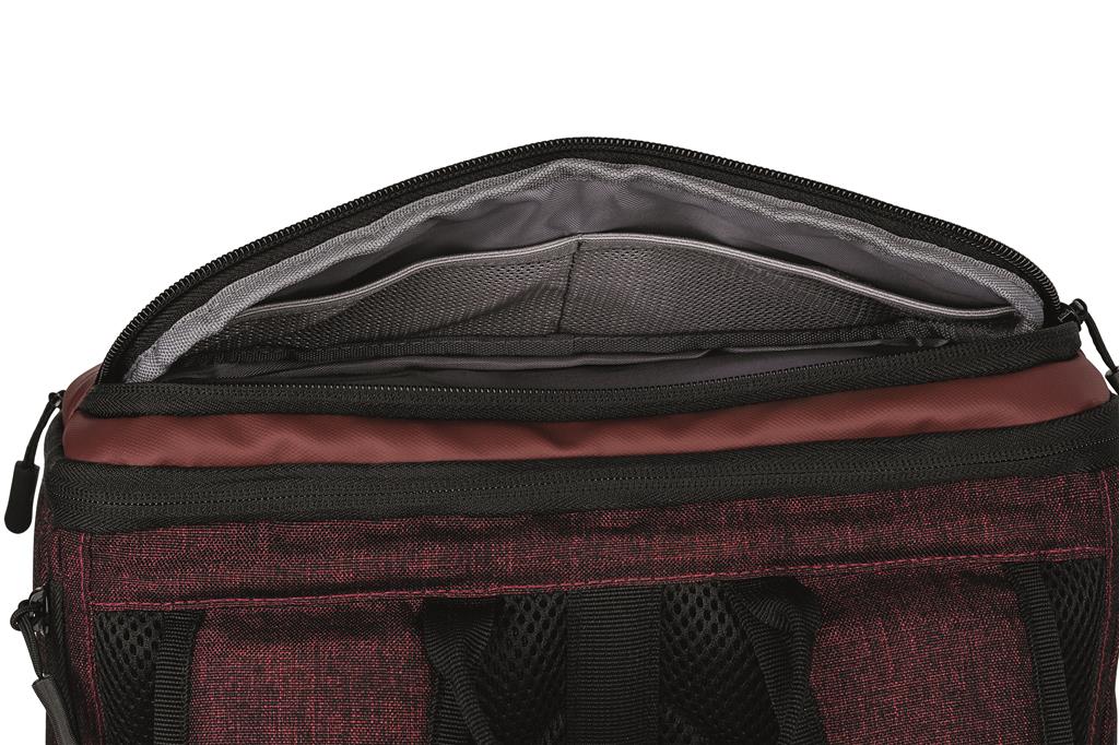 Dorr Stockholm Photo Backpack | 17" Laptop Pocket | Dark Red