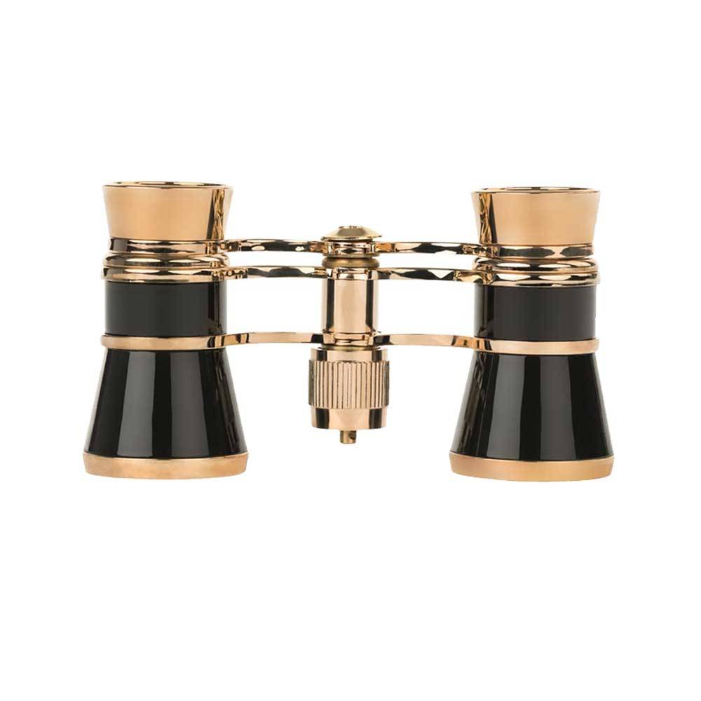 Danubia Opera Brass and Black Binoculars | 3x24mm | Lightweight & Compact | 3x Magnification