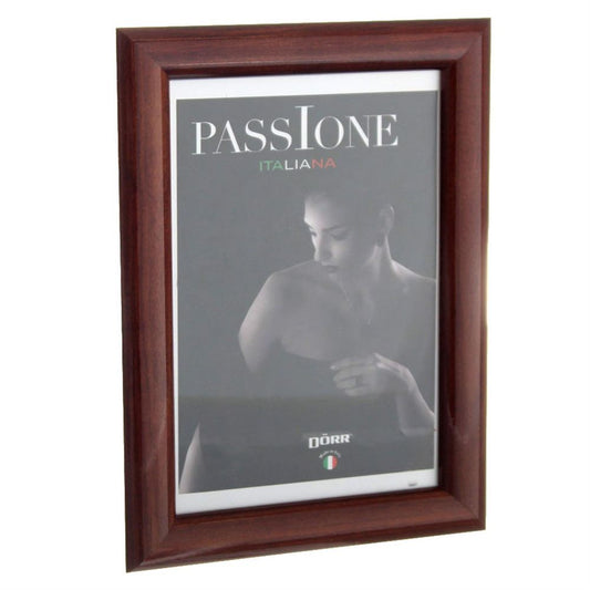 Dorr Guidi Glossy Dark Brown Wooden 16x12 Photo Frame