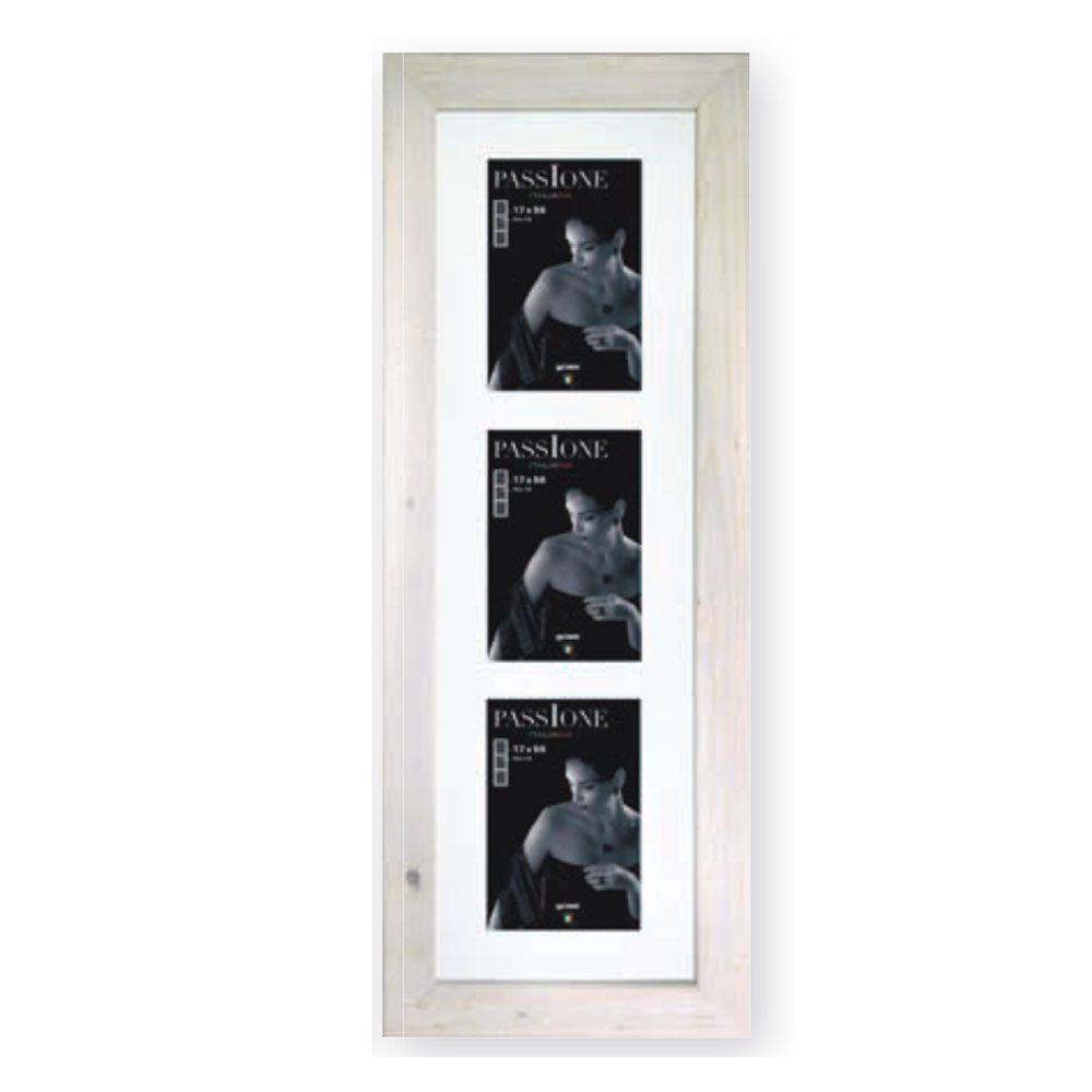 Dorr Driftwood White 6x4 Triple Photo Frame