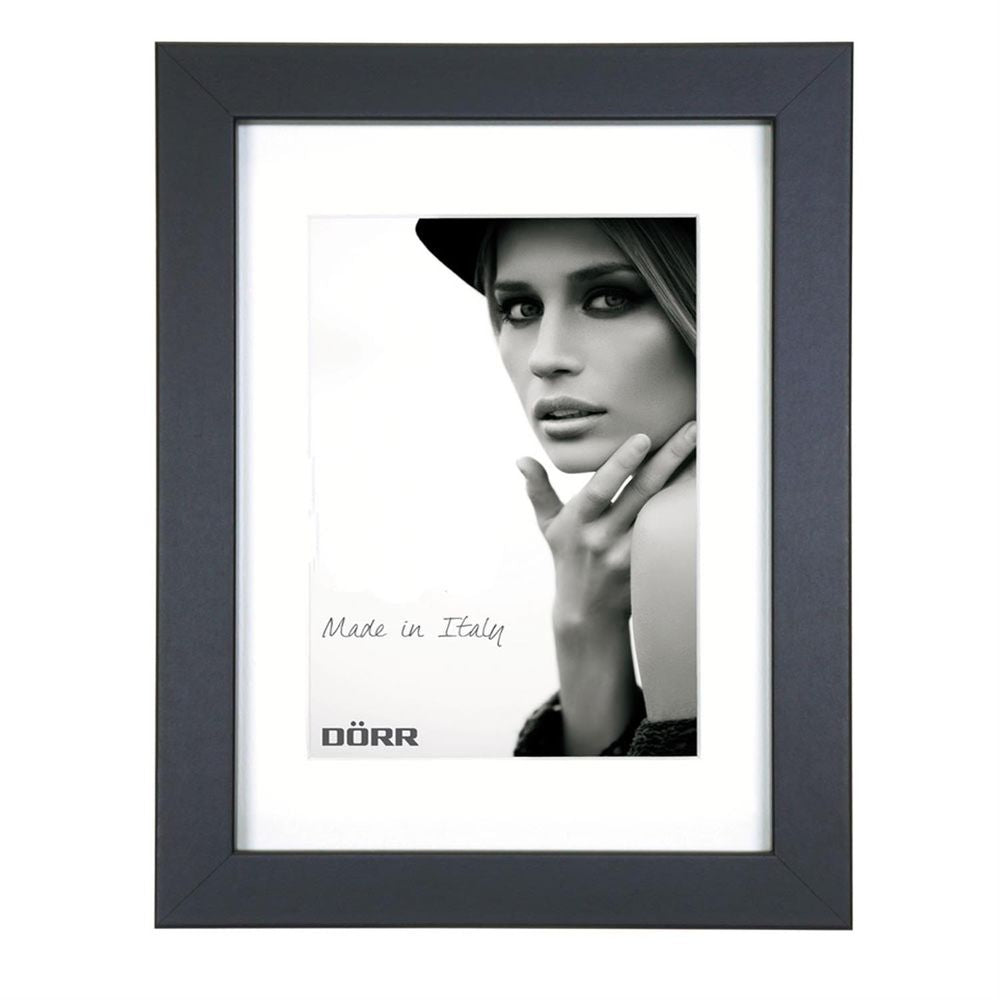 Dorr Bloc Black 9x7 inch Wood Photo Frame with 7x5 inch insert