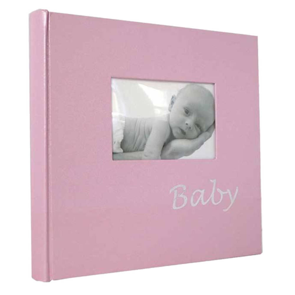 Baby Pink Traditional Photo Album - 60 Sides