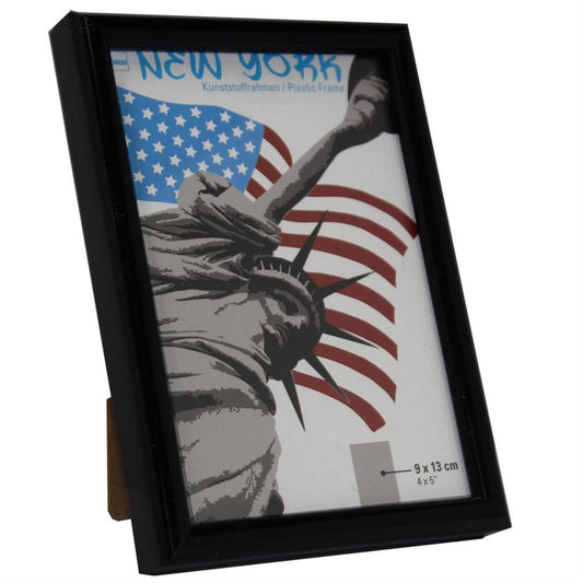 New York Black Photo Frame - 9x13cm