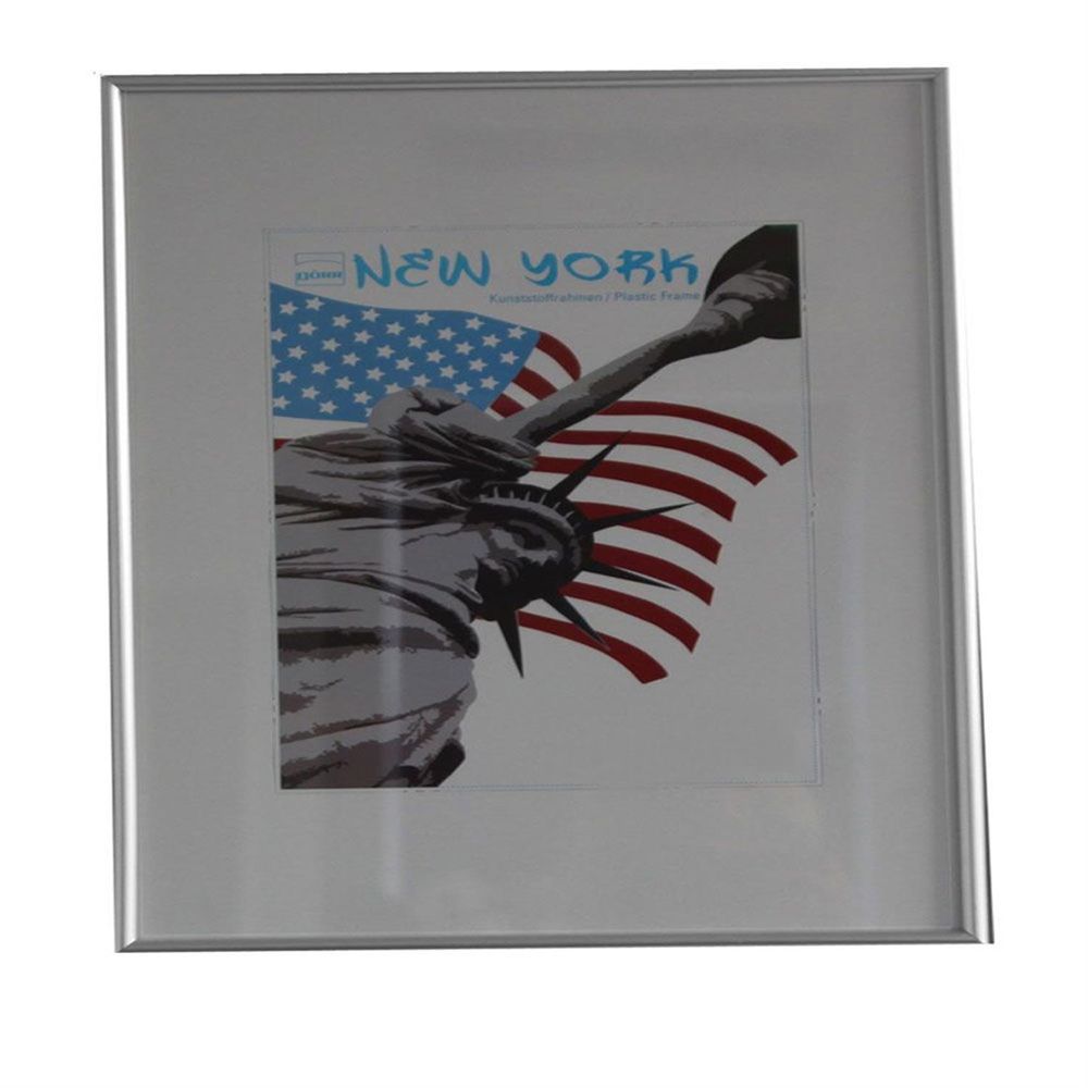 New York Silver Photo Frame - 40x40cm