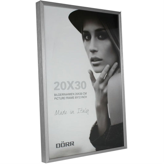 Dorr Signa Brushed Aluminium Silver 12x8 Photo Frame