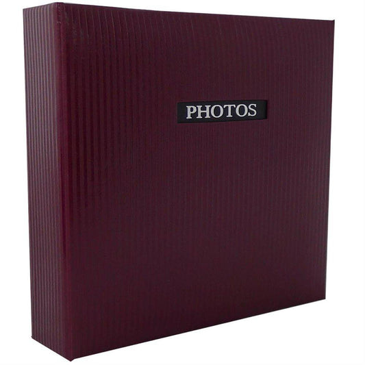 Elegance Red Traditional Photo Album - 50 Sides Overall Size 12.5x11.5"