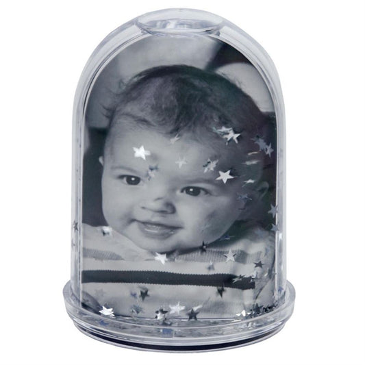 Dorr High Photo Snow Globe with Silver Stars