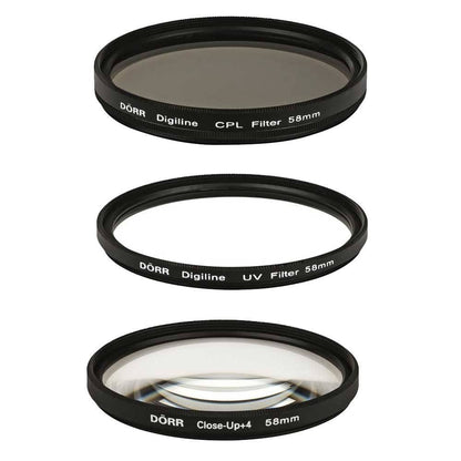 Dorr 37mm Digi Line Filter Kit (UV, Circular Polarizer and Close Up +4)