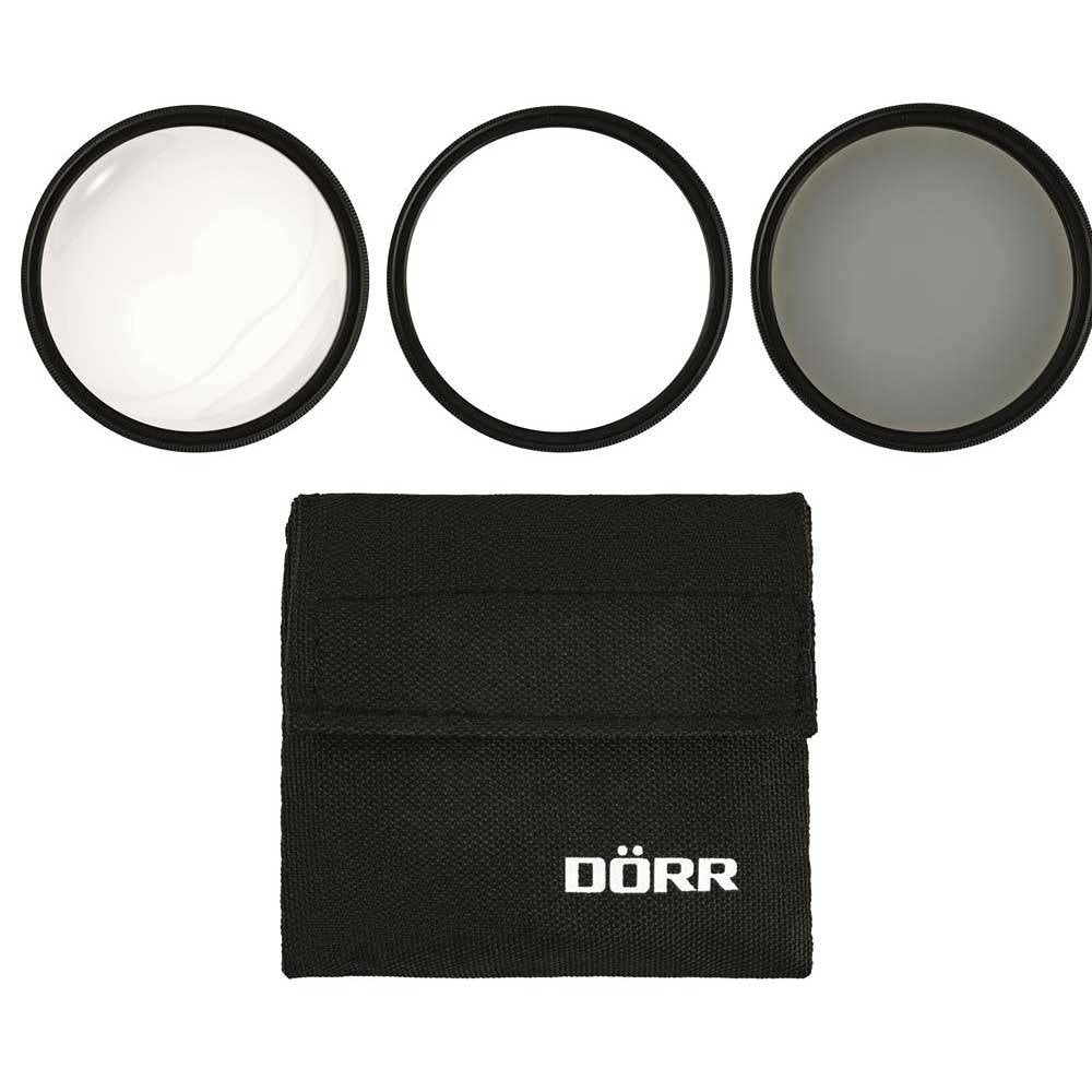 Dorr 62mm Digi Line Filter Kit (UV, Circular Polarizer and Close Up +4)