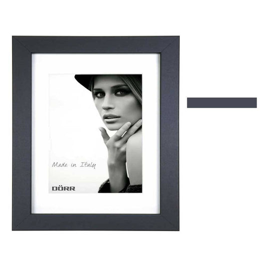 Dorr Bloc Black 16x12 inches Wood Photo Frame with 12x8 inch insert
