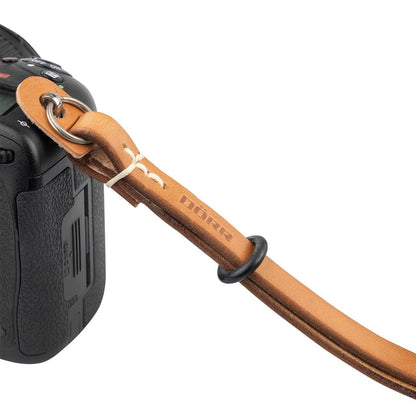 Dorr Urban Cognac Leather Camera Wrist Strap