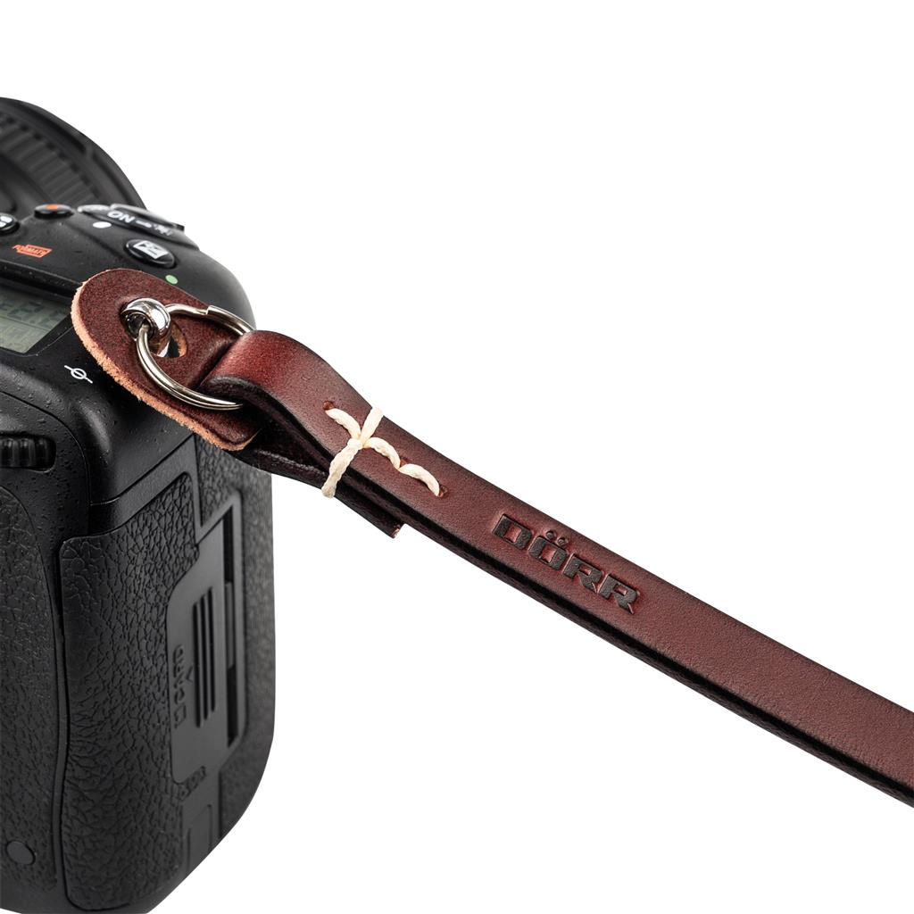 Dorr Urban Mahogany Leather Camera Strap