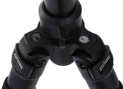 Dorr Pro Black 3XL Tripod | Pan & Tilt Ball Head Included | Quick Release | 3 Sections