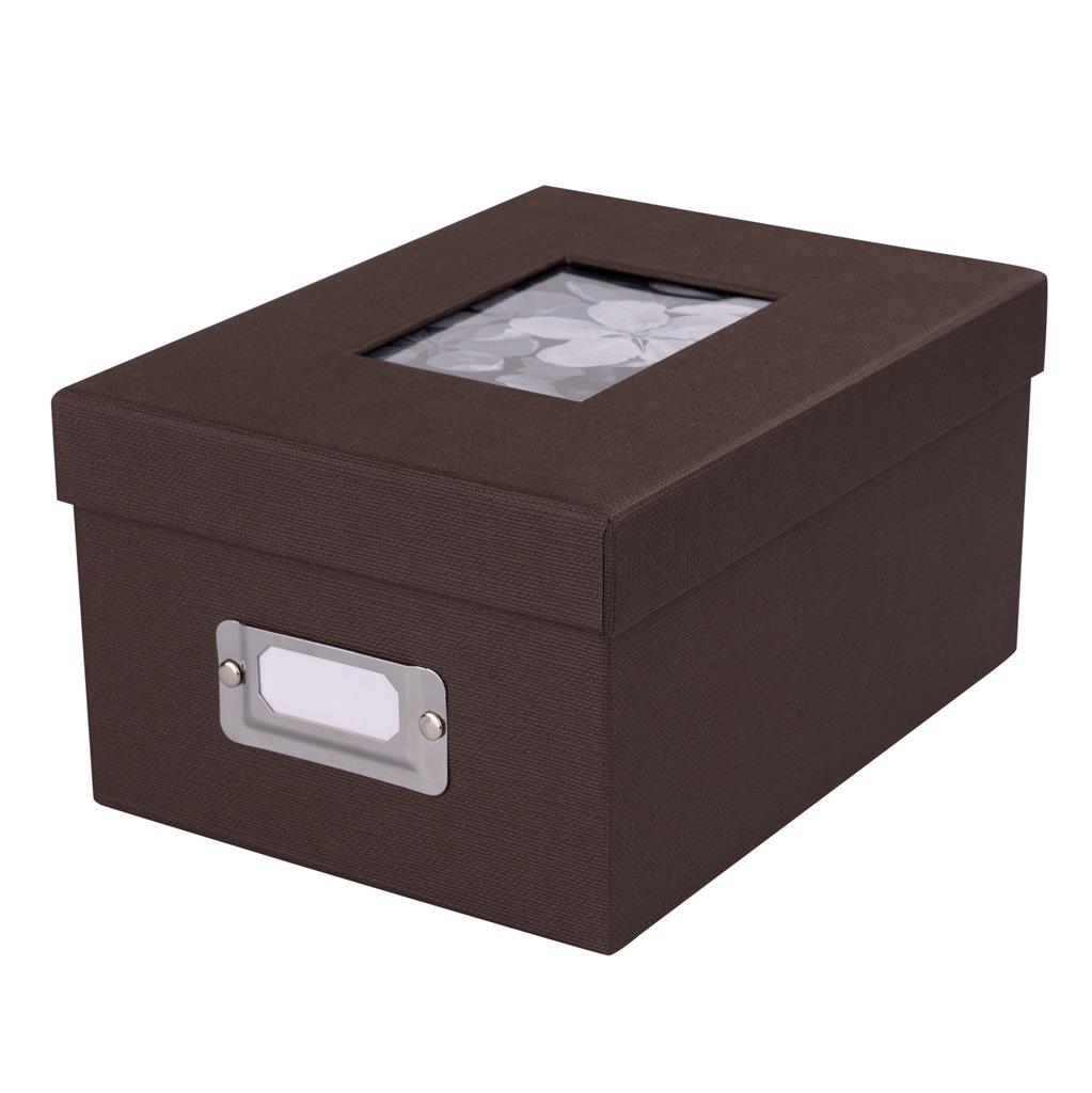 Dorr Coloured Photo Boxes / Gift Boxes | Stores 700 6X4 Photos Dark Brown