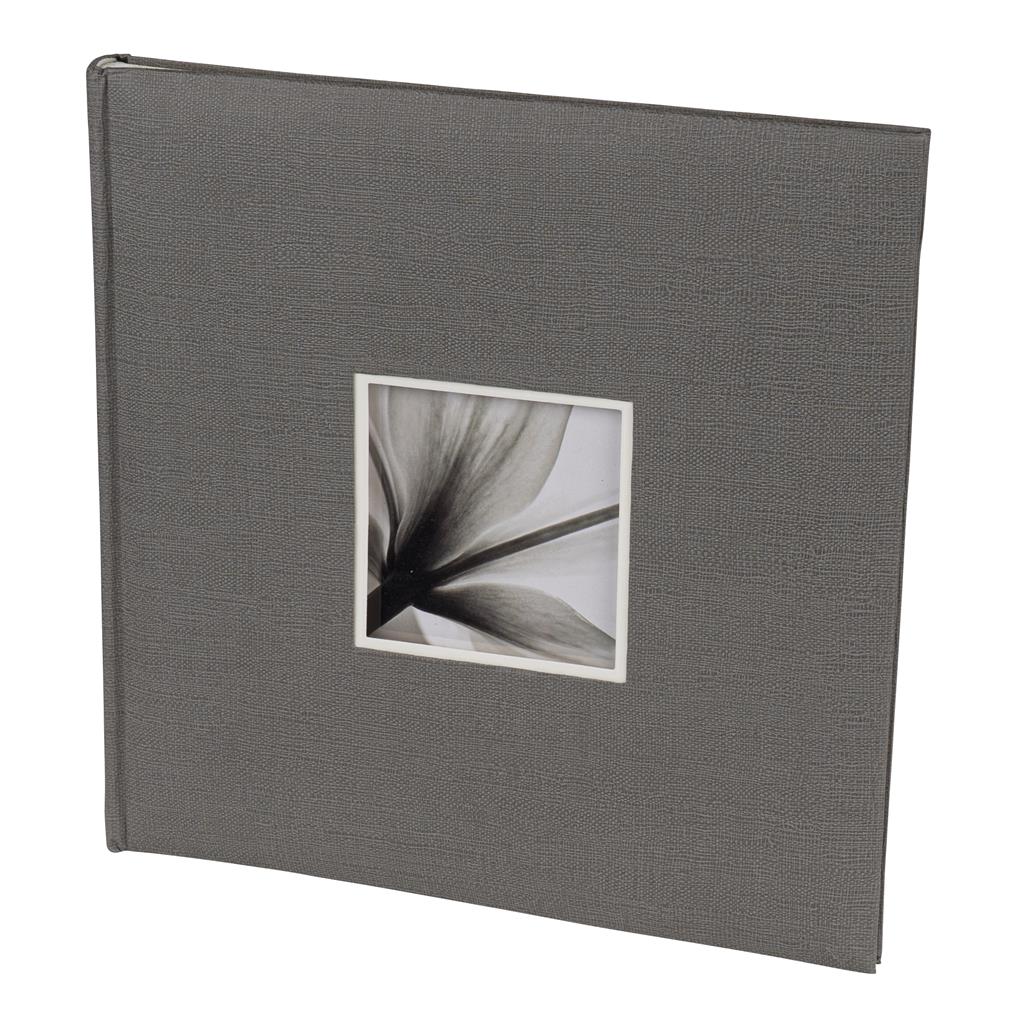 Unitex Grey 34x34 Traditional Book Bound Photo Albums 34 x 34cm - Grey