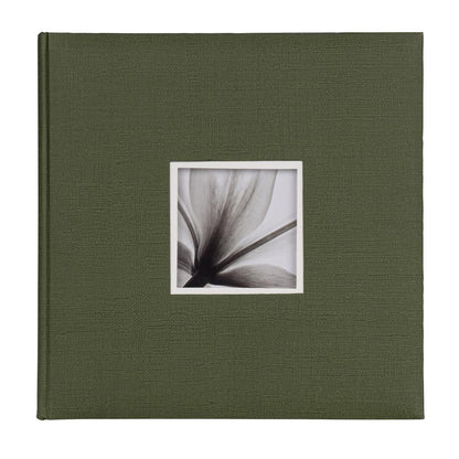 Unitex Green 34x34 Traditional Book Bound Photo Albums 34 x 34cm - Green