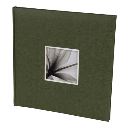 Unitex Green 34x34 Traditional Book Bound Photo Albums 34 x 34cm - Green