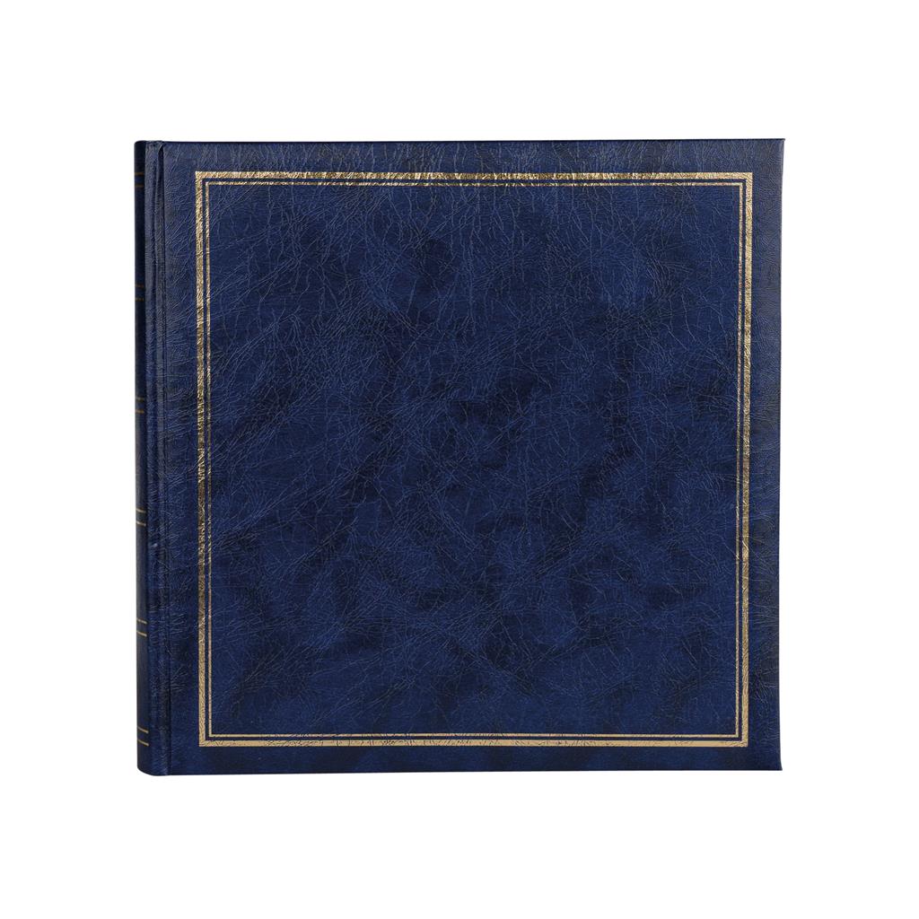 Classic Large Blue Traditional Photo Album - 100 Sides