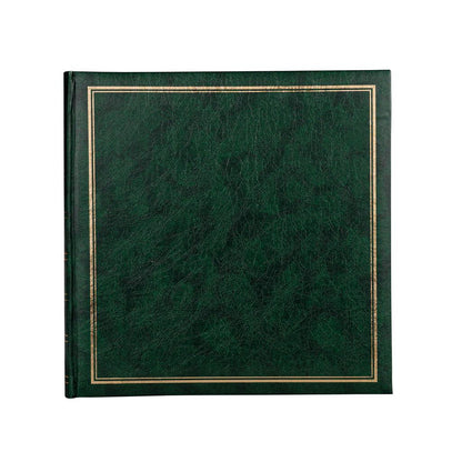 Classic Large Green Traditional Photo Album - 100 Sides