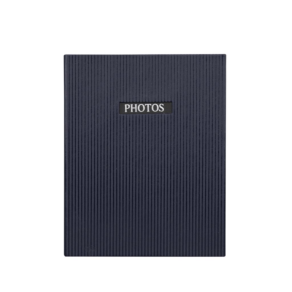 Elegance Blue 7x5 Slip In Photo Album - 100 Photos Overall Size 7.5x6"